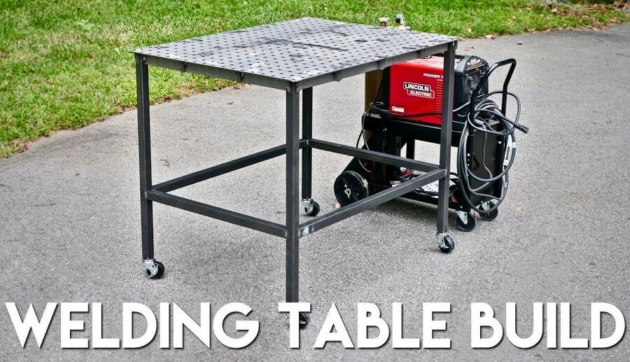 Welding Table Plans How To Build A Diy Cromweld Com - Diy Welding Table Top